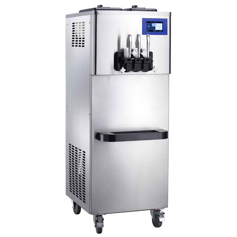 Congelador de servicio suave BQ322 con máquina de helado comercial Twin Twist Flavor